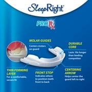 SleepRight ProRx Custom Dental Guard for Nighttime Teeth Grinding, 1 Count(03521)