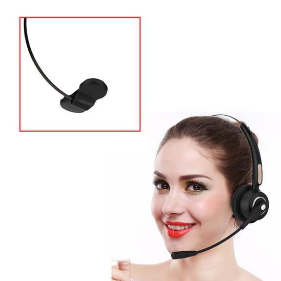 Auriculares Inalámbricos Suaves Y Estirables, Cómodos Auriculares Inalámbricos Avanzados Estables Para El Centro De Llamadas, Auriculares De Centro De