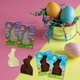 thumbnail image 2 of Frankford Chocolate Easter Bunny Bulk 4 Pack- Contains 2 Each of Milk Chocolate and Cookies and Cream Chocolate Bunny Easter 2.25oz, Easter Bunny Chocolate Candy, 2 of 3
