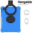 thumbnail image 4 of Kids Case for iPad 10th Gen 10.9" (2022),Shockproof EVA Kickstand Bracket Shoulder Strap Cartoon Kids Friendly Protective Case for iPad 10th Generation 10.9 inch, Blue, 4 of 7