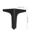 thumbnail image 2 of MLINS 8pcs Furniture Legs Metal Legs for Furniture Cabinet Feet Heavy Duty Couch Legs Modern Style Furniture Legs Replacement for TV Stand Sofa Chair Black, 2 of 8