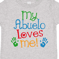 thumbnail image 4 of Inktastic My Abuelo Loves Me Boys or Girls Toddler T-Shirt, 4 of 5