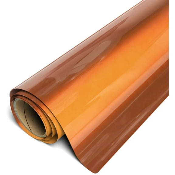 Siser EasyWeed Electric HTV Iron On Heat Transfer Vinyl 12" x 5ft Roll - Copper