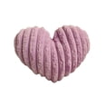 thumbnail image 3 of Ruffled Heart Pillow 16"x13", Heart Shaped Pillows Valentines Pillows, Soft Faux Fur Pillow, Cute Decorative Throw Pillows for Couch Bed, Valentine Anniversary Holiday Decor, 3 of 5