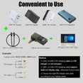 thumbnail image 5 of PD 100W Laptop Charging Adapter Type-C to DC 5.5x2.5mm Digital Display Fast Charging Converter, 5 of 5