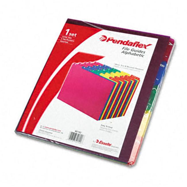 Esselte Pendaflex 40142 Top Tab File Guides Alpha 1/5 Tab Polypropylene