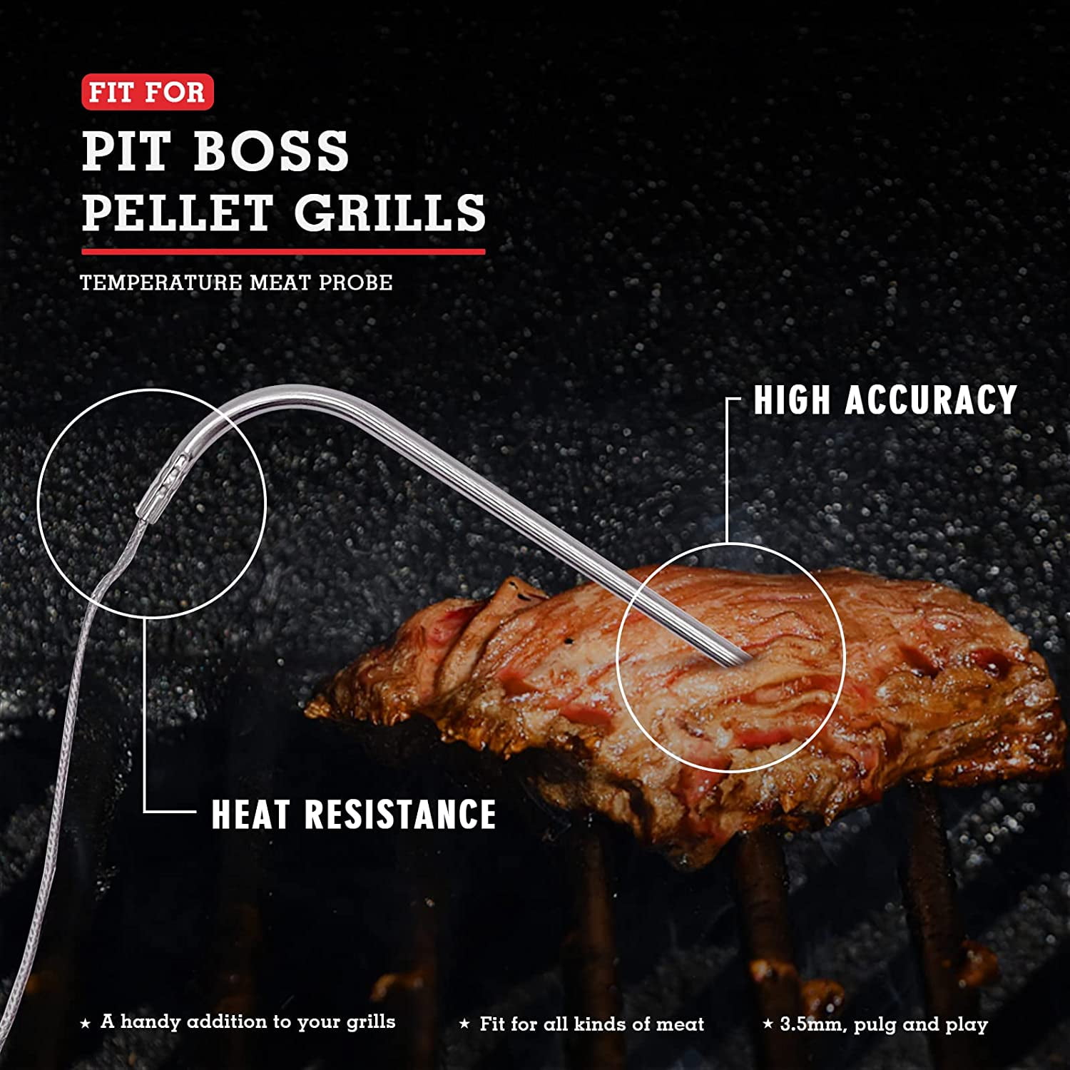 Pit Boss Advanced Meat Probe (2Pack)