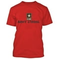 thumbnail image 2 of US Military Army Forces ARMY STRONG Star Logo SHIRT Short Sleeve Soft and Comfy Shirt, Lightweight Shirt Color Red Size 2X-Large, 2 of 3
