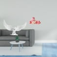 thumbnail image 2 of Estatua De ángel Con Alas De Resina, Figurita Artesanal, Decoración, Adorno, Escultura Para Oficina, Inauguración De La Casa, Estantería, Pasillo, Escritorio, Ciervo Durmiendo, Mesa,, 2 of 8