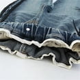 thumbnail image 5 of Girls Jeans Baggy Pants Wide Leg/Flare Denim Ripped Clothes Tween Outfits Casual Straight Leg Jeans Kids 6-14Y Children's Fashion Back to School(Color:Dark Blue,Size:8-9 Years), 5 of 9