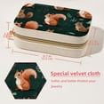 thumbnail image 5 of Squirrel Velvet Portable Earring Organizer with Removable Compartment - Gift Jewelry Box/Jewelry Boxes - Jewelry Display, 5 of 7