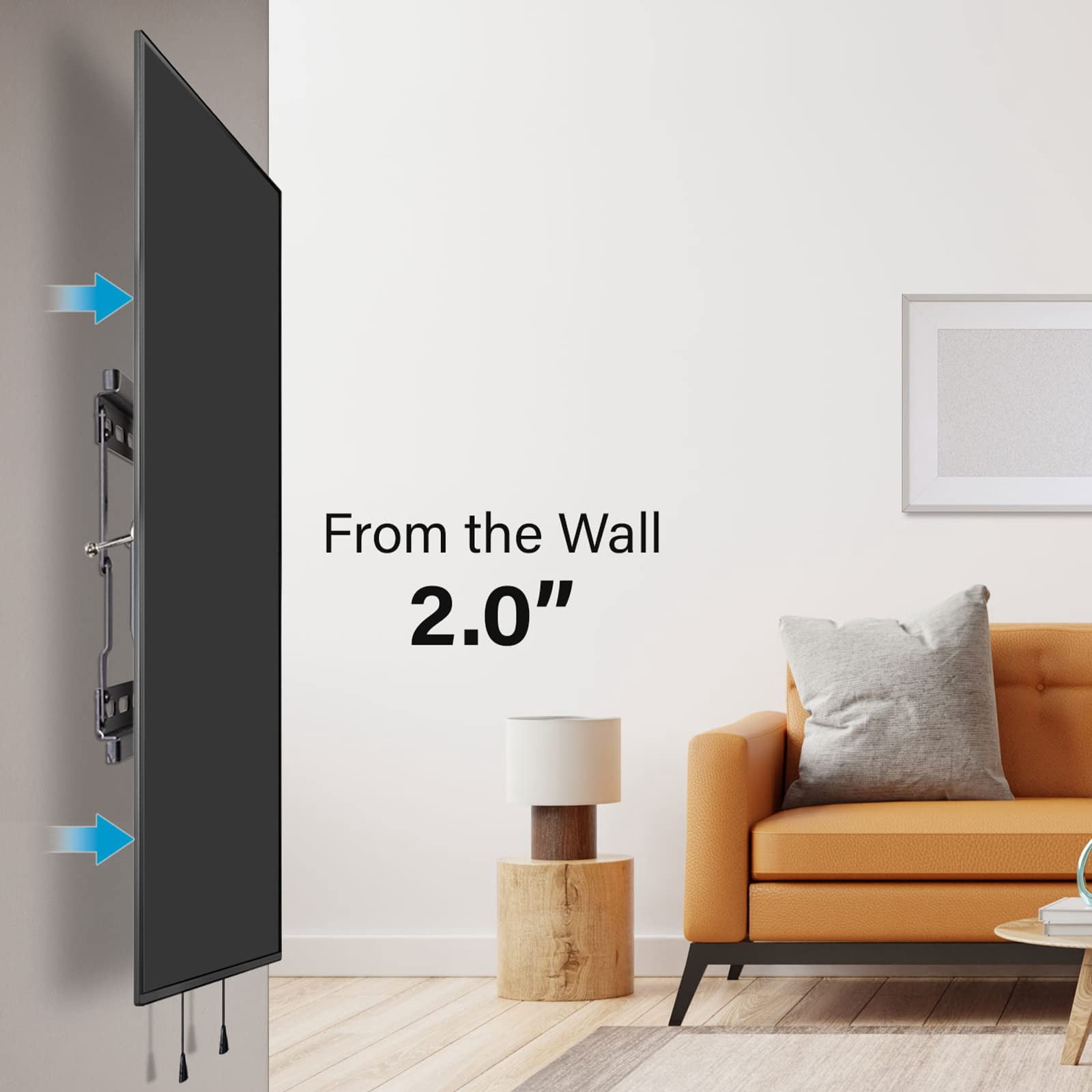 Comzon Swivel & Tilt Wall Mount for TVs 37"-80" - Max 154lbs
