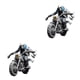 thumbnail image 4 of Yuarrent Decoraciones de Halloween de moda Figuras de esqueleto geniales para ambiente moderno No se desvanece ni se deforma la motocicleta motocicleta 2Conjunto, 4 of 6