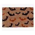 thumbnail image 2 of Hovilon Halloween Doormat 60x40cm, Black Orange Spooky Heart Print Welcome Mat, Non-Slip Weather Resistant Entry Rug, Indoor Outdoor Porch Decoration for Front Door, Festive Seasonal Floor Accent, 2 of 6