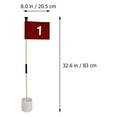 thumbnail image 2 of Shisuyan 1 Set Golfing Target Flag Golfing Training Flag Kit Golfing Court Targeting Flag Golfs Goal Flag, 2 of 9