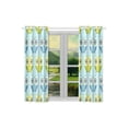 thumbnail image 2 of Mkhert Cartoon Owls Blackout Window Curtain Kitchen Curtain 26X39 Inch, 2 Panels, 2 of 3