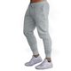 thumbnail image 5 of Pantalones deportivos de longitud completa para hombre, con cierre de pie, informales, elásticos, transpirables, para fitness, para correr, entrenamiento, con cordones, elásticos, de poliéster., 5 of 5