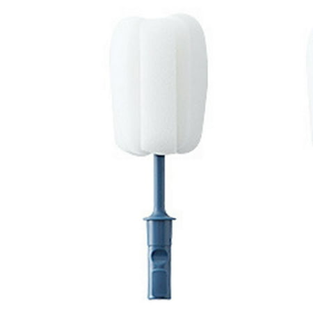 

Goxfaca Replaceable Sponge Head Cleaning Brush Foam Sponge Bottle Scrubber with Long Handle Soft Cleaning Brush for Baby Bottle Kitchen Clean Glasses Mugs Cups Sports Bottle security