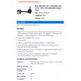 thumbnail image 2 of Rear Sway Bar Link - Compatible with 2018 - 2020, 2022 Mitsubishi Eclipse Cross 2019, 2 of 2