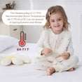 thumbnail image 4 of Pijama Niña Miracle Baby Saco de Dormir para Bebé con Cremallera Bidireccional 1.5tog,de 2 a 3 años, 4 of 5