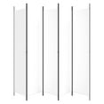 thumbnail image 2 of vidaXL 5-Panel Room Divider White 250x220 cm Fabric, 2 of 5