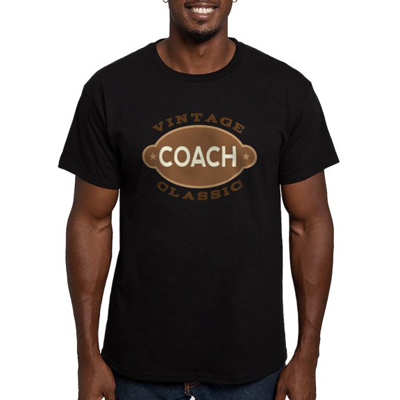 CafePress - Coach Gift (Vintage) Men's Classic T Shirt - Men's Fitted T-Shirt
