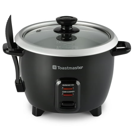 Toastmaster 10 Cup Rice Cooker w/ Glass Lid