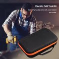 thumbnail image 2 of Bolsa de herramientas de taladro eléctrico portátil multifunción, bolsa de tela Oxford impermeable, organizador de Hardware de electricista de gran capacidad, 2 of 5