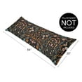 thumbnail image 6 of Sweet Jojo Designs Boho Floral Wildflower Orange Black Blue Body Pillow Cover Case 54x20 (Pillow Not Included), 6 of 8