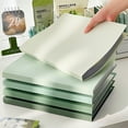 thumbnail image 4 of Harpily A4 Plastic Presentation Book Gradient Green with Clear Plastic Cover 30 Pockets A4 Portfolio Folder File Folder with Plastic Sleeves for School Home Document Artwork A Multi-Color, 4 of 4