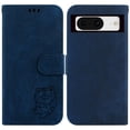thumbnail image 2 of Compatible avec Google Pixel 8 Étui Portefeuille à Rabat Mignon Tigre en Relief avec Porte-Cartes, 2 of 5