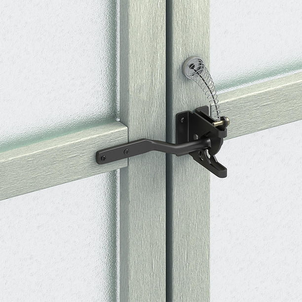 ajustables para pestillo de puerta de material acero, fácil instalación, abridor de puerta de , con cable, de cerco de pestillo de BLESIY Cerradura de cerca