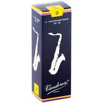 Vandoren Tenor Sax Traditional Reeds Strength #3; Box of 5