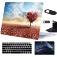 thumbnail image 1 of Étui pour MacBook Air 13 Pouces 2020 2019 2018, Étui Rigide en Plastique & Protecteur d'Écran & Couverture de Clavier & Couverture de Webcam, Étui de Protection pour Mac Air 13 A2337 Mi/A2179/A1932, 01 Arbre Cœur, 1 of 7