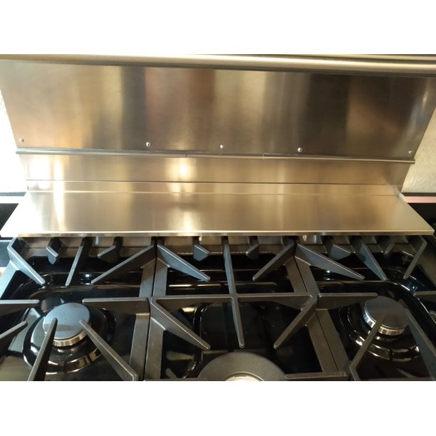 30" x 5" Deep Stainless Steel Mount Above Kitchen Stove Spice