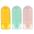 thumbnail image 4 of 3 botellas de tamaño de viaje, contenedores de artículos de tocador recargables, botellas de loción vacías (30ml), 4 of 5