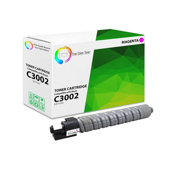 TCT C3002 Magenta Toner Cartridge - Premium Compatible Replacement for Ricoh Aficio C3002 841649 / 841737 Magenta
