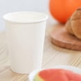 thumbnail image 4 of Paquete de 100 vasos de papel desechables de 12 Oz, tazas de café, para el baño Afortunado Sencillez, 4 of 5