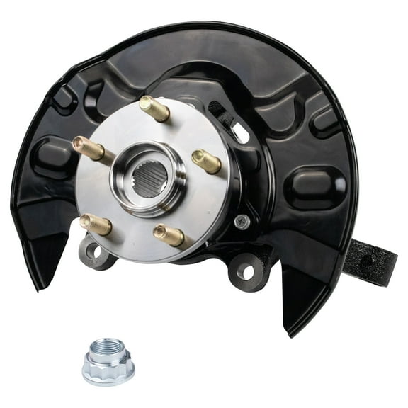 TRQ Complete Wheel Hub Bearing & Steering Knuckle Assembly RH for Matrix AWD BHA42874 Fits select: 2003-2006 TOYOTA COROLLA MATRIX
