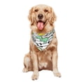 thumbnail image 5 of Naloa Funny Dinosaurs on Stripes Dog Bandanas 1PC Washable Triangle Dog Scarfs Premium Durable Fabric, for Small Medium Large Dogs and Cats, 5 of 6
