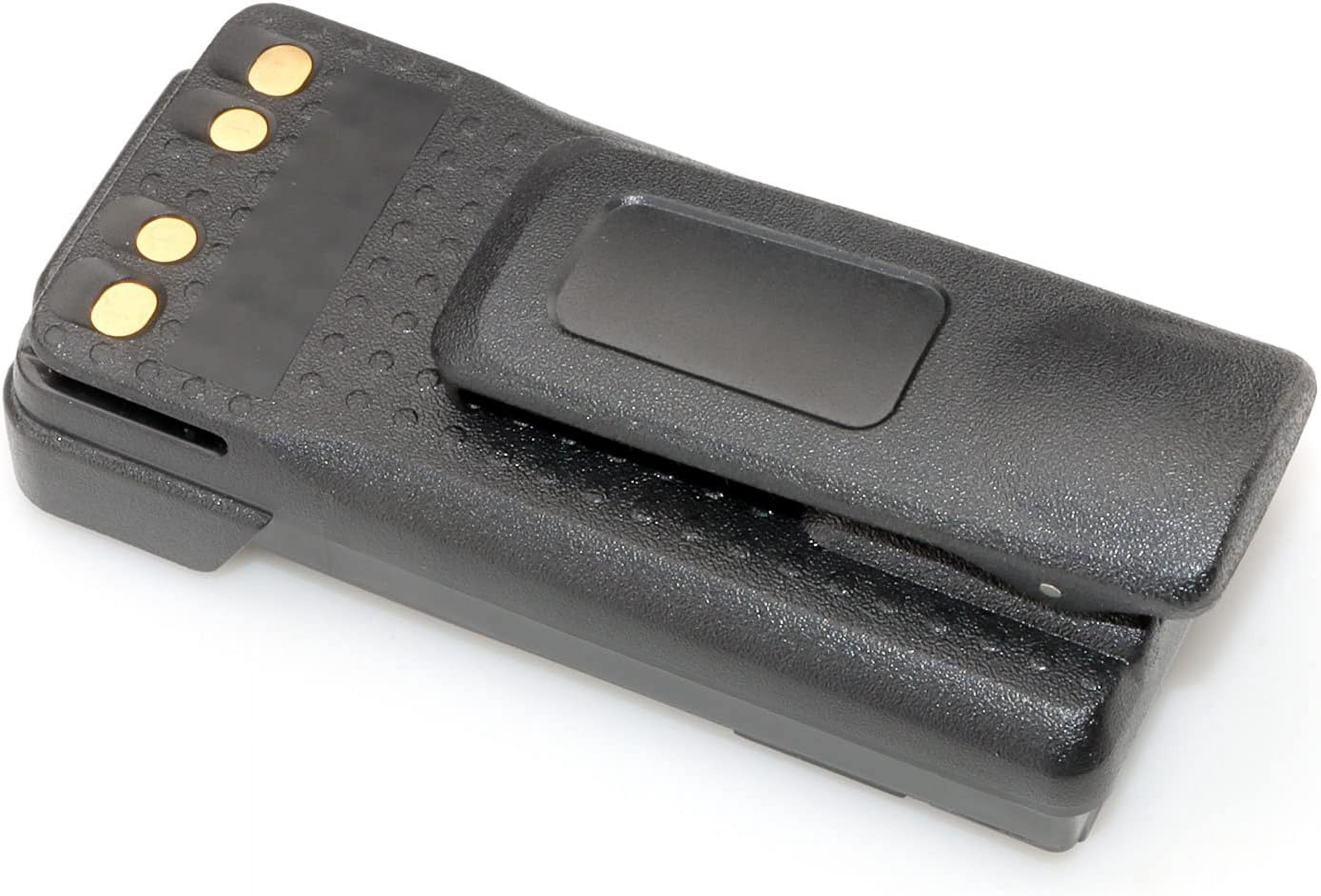 PMNN4409 Replacement Battery for Motorola MotoTRBO PMNN4491 PMNN4491A PMNN4491B PMNN4448AR PMNN4409AR NNTN8560A PMNN4493A PMNN4406BR PMNN4407 PMNN4412 PMNN4448 Battery 2600mAh with 3pcs Belt Clips
