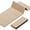 Beige+Black, variant on LAMEI 8mm Thick Foldable Yoga Mat - 3-in-1 Folding TPE Non-Slip Mat for All-Level Yoga, Tear-Resistant & Quick-Flat Design, 71x24in (Grey+Black)