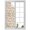 Beige, variant on Window Privacy Film Summer Beach Stained Glass Window Film Decorative Sun Block Window Cover Surfboard Palm Ship Sunglasses Pink Striped Window Clings Static Adhesive Sticker for Bathroom 23.6"x59"