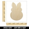 thumbnail image 2 of Cute Bunny Rabbit Solid Wood Shape Unfinished Piece Cutout Craft DIY Projects - 4.70 Inch Size - 1/8 Inch Thick, 2 of 7