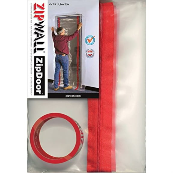 ZipWall ZDS ZipDoor Standard Door Kit for Dust Containment