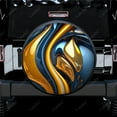 thumbnail image 1 of Dazzling Abstract Design Polyester Universal Spare Wheel Tire Cover Wheel Covers for Trailer RV SUV Truck Camper, 1 of 5