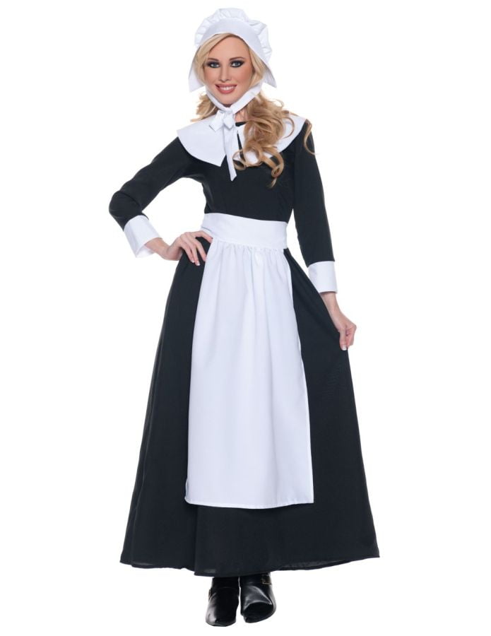 Details about   Deluxe Woman's Blue Colonial Costume by Funny Fashion size Med Only 