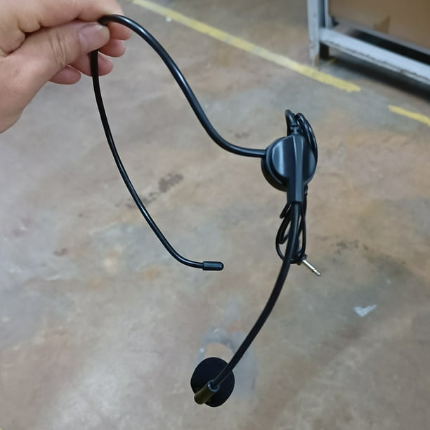Cable Head-mounted Headset Microphone Flexible Wired Boom Amplifie