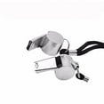 thumbnail image 3 of Anuirheih Whistle, 5Pcs Stainless Steel Sports Whistles with Lanyard, Whistles for Coaches School Sports Soccer Football Basketball, 3 of 8