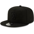 thumbnail image 1 of Gorra Snapback New Era MLB 9FIFTY San Diego Padres, color negro, 1 of 5